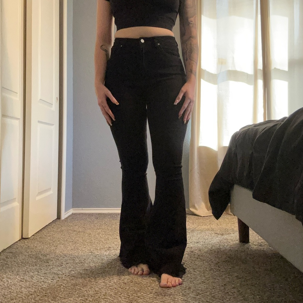 SHEIN Charcoal Denim Jeans